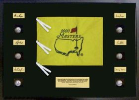 Masters Champions -- 6 Autographed Tournament Used Golf Balls