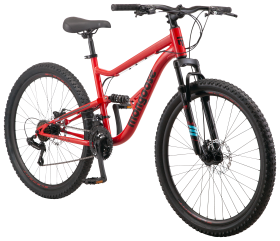 Mongoose Status Mountain Bike - 27.5" - Red