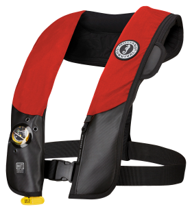 Mustang Survival HIT Hydrostatic Inflatable Life Vest - Red/Black