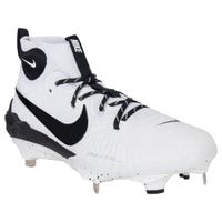 Nike Alpha Huarache NXT Men's Metal Baseball Cleats - 2024 Model in White/Black Silver Size 10.0