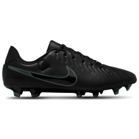 Nike Mens Nike Legend 10 Academy FG/MG - Mens Soccer Shoes Black/Black/Deep Jungle Size 8.5