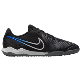 Nike Mens Nike Legend 10 Academy IC - Mens Soccer Shoes Black/Chrome/Hyper Royal Size 10.0