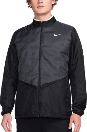 Nike Therma-FIT Repel Full-Zip Men's Golf Jacket - Black, Size: Small