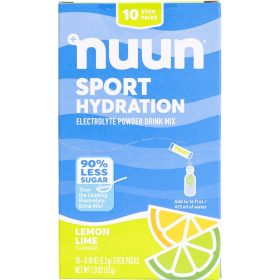 Nuun Sport Hydration Powder - 10-Pack Lemon Lime, One Size