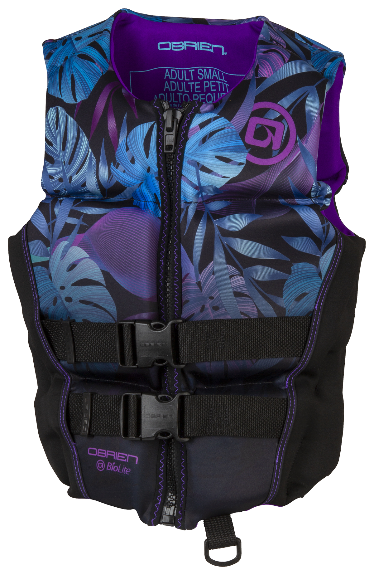 O'Brien Flex V-Back Life Jacket for Ladies - Purple - Medium