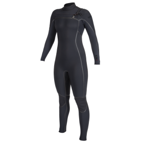 Oneill Womens Wetsuit Hyperfreak Fire Chest Zip 3/2+mm Fullsuit