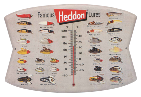 Open Road Brands Heddon Fishing Lures Wall Thermometer