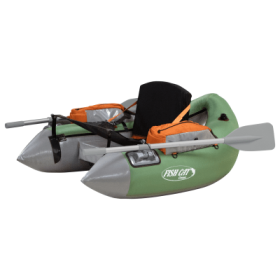 Outcast Fish Cat Cruzer Float Tube - Green/Gray