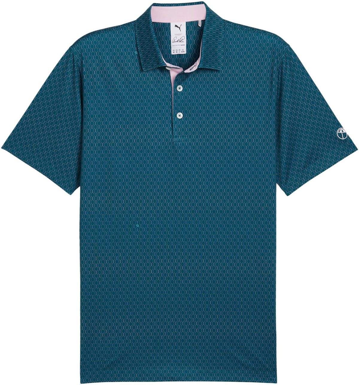 PUMA X AP Citrus Men's Golf Polo - Arnold Palmer Collection - Green, Size: Medium