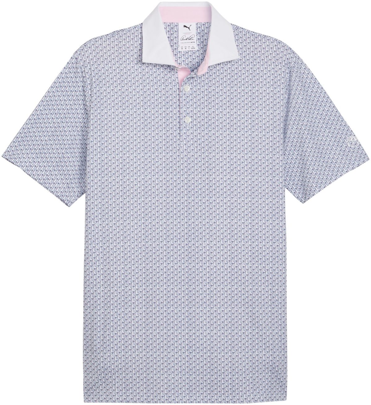 PUMA x AP MATTR Iced Tea Men's Golf Polo - Arnold Palmer Collection - Pink, Size: X-Large