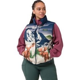 Parks Project Wild Moose Cropped Puffer Vest - Women's Multi, L