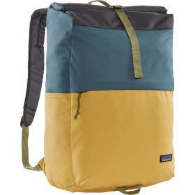 Patagonia Fieldsmith Roll Top Pack Patchwork: Surfboard Yellow/Abalone Blue, One Size