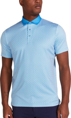 REDVANLY Blake Men's Golf Polo - Blue, Size: XXL