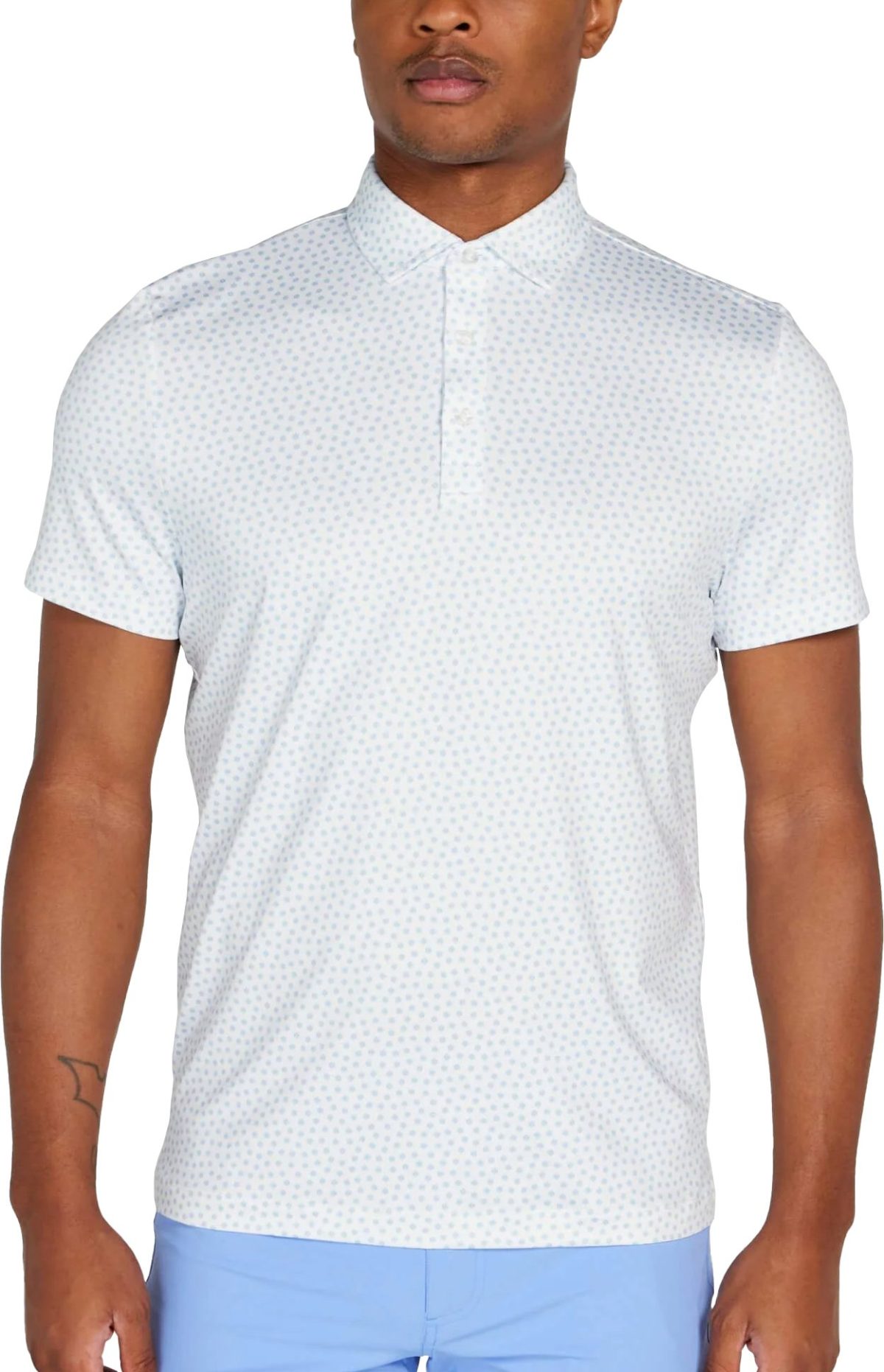 REDVANLY Curlew Men's Golf Polo - White, Size: XXL