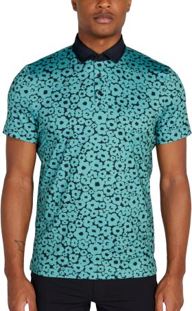 REDVANLY Sayles Men's Golf Polo - Green, Size: Medium