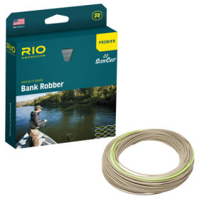 RIO Premier Bank Robber Fly Line - Tan/Light Green/Tan - 90' - 6