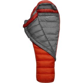 Rab Alpine 600 Sleeping Bag: 16F Down Red Clay, Long/Left Zip