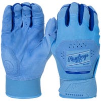 Rawlings Workhorse Adult Batting Gloves - 2025 Model in Columbia Blue Size Large