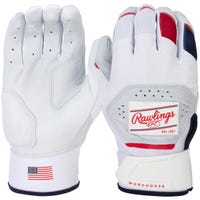 Rawlings Workhorse Adult Batting Gloves - 2025 Model in White Size Large