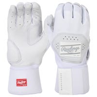 Rawlings Workhorse Compression Strap Adult Batting Gloves - 2025 Model in White Size Large