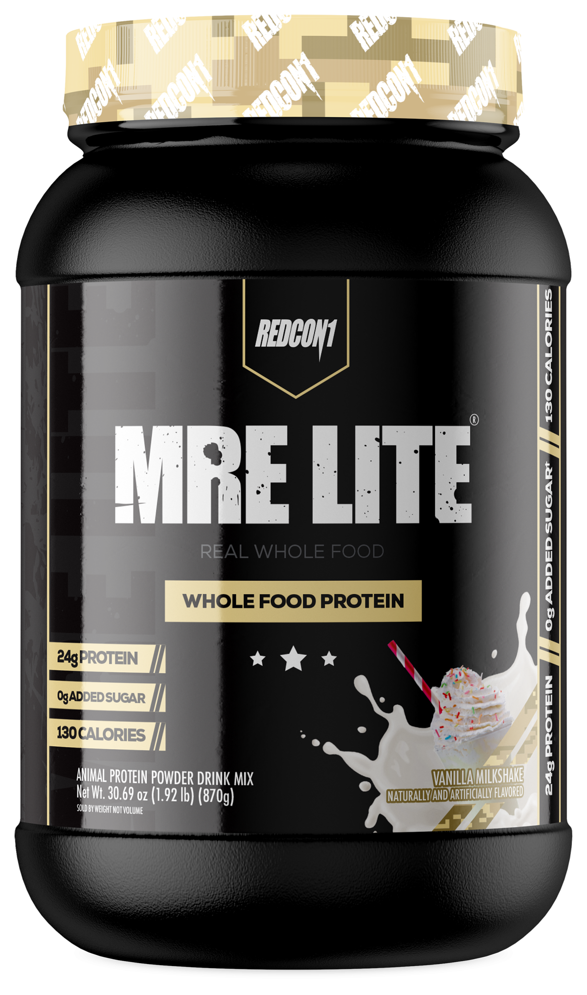 Redcon1 MRE Lite Whole Food Protein Powder - Vanilla