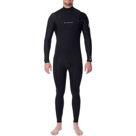 Rip Curl Dawn Patrol 3/2 Chest-Zip Wetsuit - Men's Black, XLT