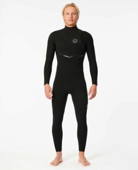 Rip Curl Mens Wetsuits E-Bomb 4/3 Zip Free Fullsuit