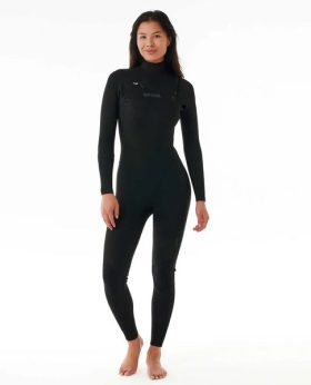 Rip Curl Womens Wetsuits Dawn Patrol Chest Zip 3/2 Fullsuit