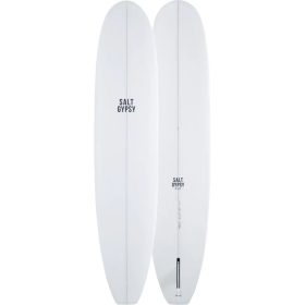 Salt Gypsy Dusty Retro Longboard Surfboard - Women's Hard White, 8ft