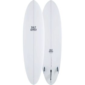 Salt Gypsy Mid Tide Surfboard - Women's Hard White, 6ft 8in