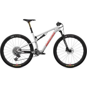 Santa Cruz Bicycles Blur CC X0 Eagle Transmission Reserve Mountain Bike Matte Silver, L