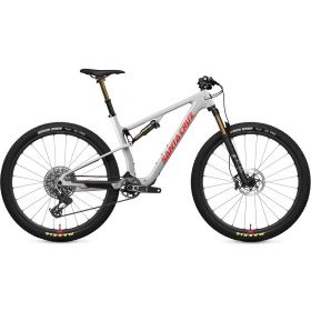 Santa Cruz Bicycles Blur Trail CC X0 Eagle Transmission Reserve Mountain Bike Matte Silver, L