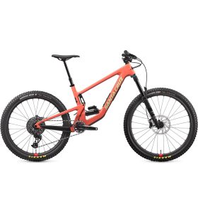 Santa Cruz Bicycles Bronson Carbon C GX Eagle AXS Reserve Mountain Bike Sockeye Salmon, M