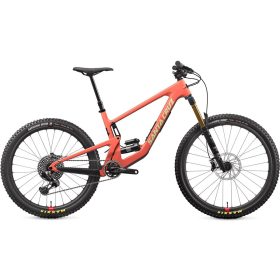 Santa Cruz Bicycles Bronson Carbon CC X01 Eagle AXS Reserve Mountain Bike Sockeye Salmon, L