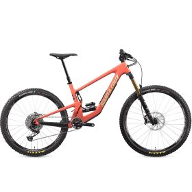 Santa Cruz Bicycles Bronson Carbon CC X01 Eagle Mountain Bike Sockeye Salmon, L