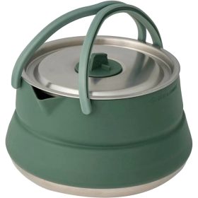 Sea To Summit Detour Stainless Steel Collapsible 1.6L Kettle Laurel Wreath Green, One Size