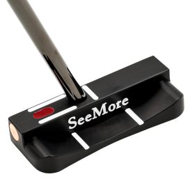 SeeMore Black MiniGiant CurveBack Standard RST Putter 2024 - LEFT - CURVEBACK - 35" - Golf Clubs