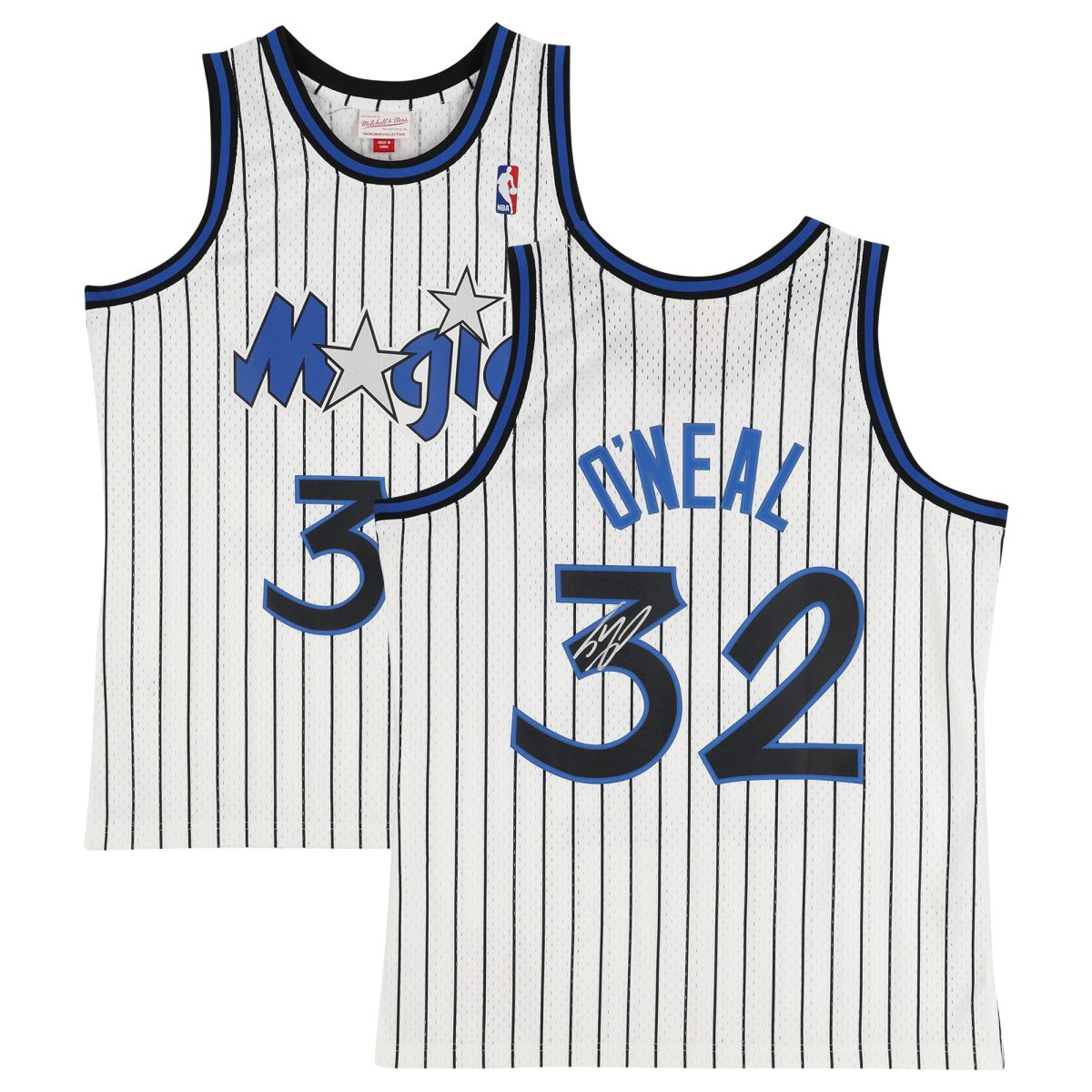 Shaquille O'Neal Orlando Magic Autographed Mitchell & Ness 1993-94 White Swingman Jersey