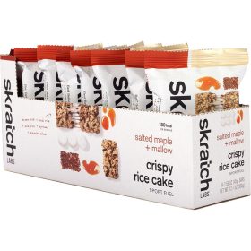 Skratch Labs Crispy Rice Cake Sport Fuel - 8-Pack Salted Maple + Mallow, 8-Pack