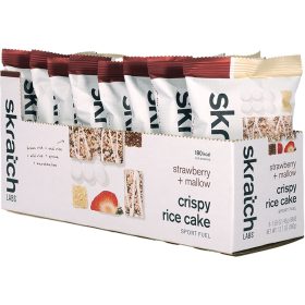 Skratch Labs Crispy Rice Cake Sport Fuel - 8-Pack Strawberries + Mallow, 8-Pack