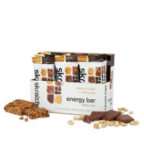 Skratch Labs | Skratch Energy Bar Sport Fuel Peanut Butter + Chocolate, 12 Pack