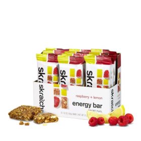 Skratch Labs | Skratch Energy Bar Sport Fuel Raspberry + Lemon, 12-Pack