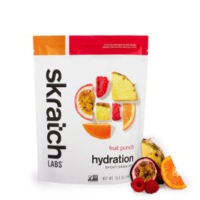 Skratch Labs | Skratch Hydration Sport Drink Mix Resealable Fruit Punch, 20-Serving