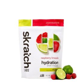 Skratch Labs | Skratch Hydration Sport Drink Mix Resealable Raspberry Limeade With Caffeine, 20-Serving