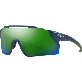 Smith Attack MAG MTB ChromaPop Sunglasses Matte Stone/ChromaPop Green Mirror, One Size