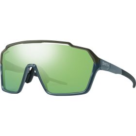 Smith Shift XL MAG ChromaPop Sunglasses Stone/Moss/ChromaPop Green Mirror, One Size