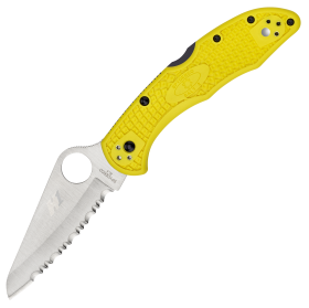 Spyderco Salt 2 FRN Yellow Folding Knife