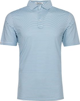 Straight Down Southampton Men's Golf Polo - Blue, Size: Small