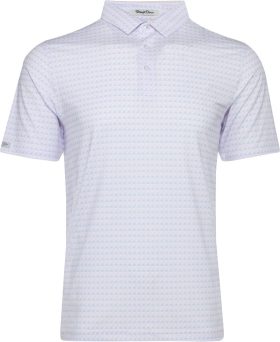 Straight Down Tsunami Men's Golf Polo - Purple, Size: Large