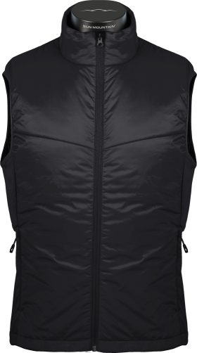 Sun Mountain Colter III Men's Golf Vest - Black, Size: Medium